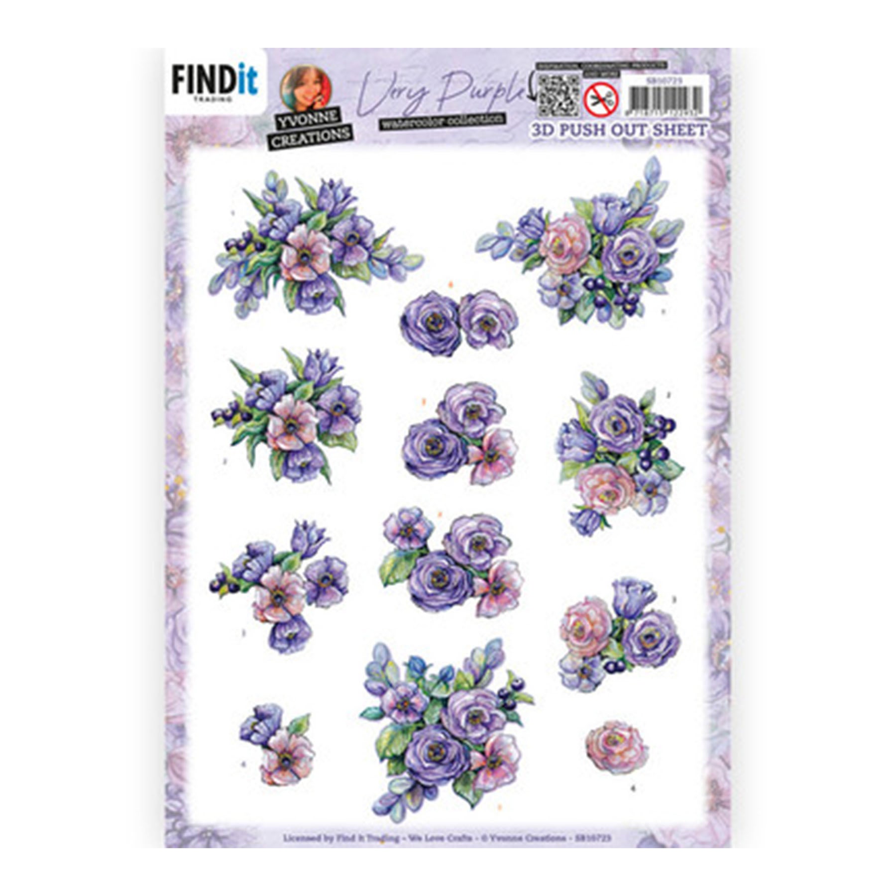 Yvonne Creations - 3D Push Out Sheet ***Multiple Designs | Annie G Studio
