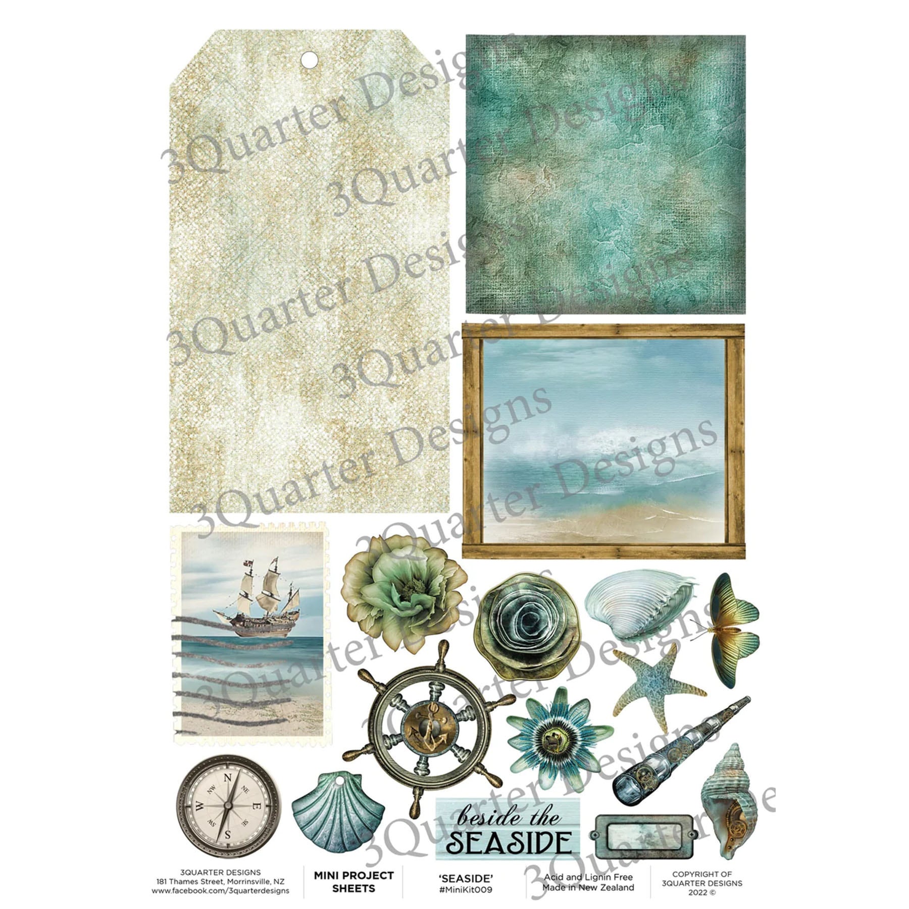 3Quarter Designs - Mini Project Sheet ***Multiple Designs | Annie G Studio