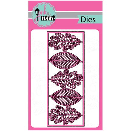 Pink Die Set Pink & Main - Slimline Die Set - Leafy | Annie G Studio