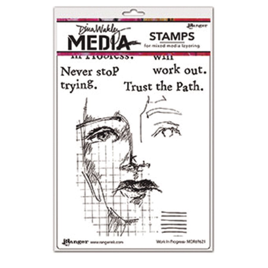 Hotsell Private listing Dina Wakley Media Rubber Stamp Set